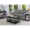image:imageConvenience Concepts Diamond Coffee Table GrayBlack