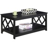 image:imageConvenience Concepts Diamond Coffee Table GrayBlack