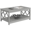 image:imageConvenience Concepts Diamond Coffee Table GrayGrey