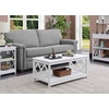 image:imageConvenience Concepts Diamond Coffee Table GrayWhite