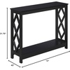 image:imageConvenience Concepts Diamond Console Table BlackBlack