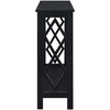 image:imageConvenience Concepts Diamond Console Table BlackBlack