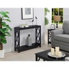 image:imageConvenience Concepts Diamond Console Table BlackBlack