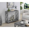 image:imageConvenience Concepts Diamond Console Table BlackGrey