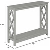 image:imageConvenience Concepts Diamond Console Table BlackGrey