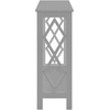 image:imageConvenience Concepts Diamond Console Table BlackGrey