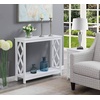 image:imageConvenience Concepts Diamond Console Table BlackWhite