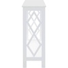 image:imageConvenience Concepts Diamond Console Table BlackWhite