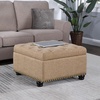 image:imageConvenience Concepts Designs4Comfort Herald Square Ottoman Coffee Table with Storage