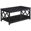 image:imageConvenience Concepts Diamond Coffee Table GrayBlack