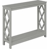 image:imageConvenience Concepts Diamond Console Table BlackGrey