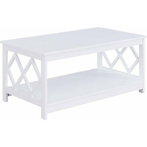 image:imageConvenience Concepts Diamond Coffee Table GrayWhite