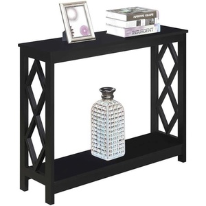 image:imageConvenience Concepts Diamond Console Table BlackBlack