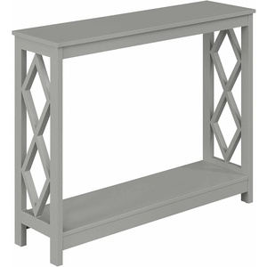 image:imageConvenience Concepts Diamond Console Table BlackGrey