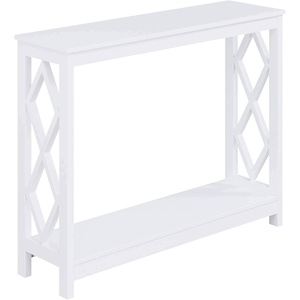 image:imageConvenience Concepts Diamond Console Table BlackWhite