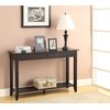 image:imageConvenience Concepts American Heritage 1 Drawer Console Table with Shelf BlackBlack