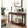 image:imageConvenience Concepts American Heritage 1 Drawer Console Table with Shelf BlackEspresso