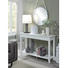 image:imageConvenience Concepts American Heritage Console Table with Drawer CherryWhite