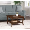 image:imageConvenience Concepts American Heritage Square Coffee Table BlackEspresso