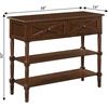 image:imageConvenience Concepts Country Oxford 2Drawer Console Table BlackEspresso