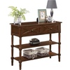 image:imageConvenience Concepts Country Oxford 2Drawer Console Table BlackEspresso