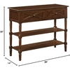 image:imageConvenience Concepts Country Oxford 2Drawer Console Table BlackEspresso