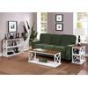 image:imageConvenience Concepts Coventry Coffee Table 47  Farmhouse Center Accent with Storage Shelf for Transitional Modern Living amp Family Room DriftwoodWhiteDriftwoodWhite