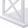 image:imageConvenience Concepts Coventry Coffee Table 47  Farmhouse Center Accent with Storage Shelf for Transitional Modern Living amp Family Room DriftwoodWhiteDriftwoodWhite