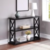 image:imageConvenience Concepts Coventry Console Table 42  Farmhouse Narrow Sofa Display Accent with Storage Shelves for Traditional Modern Living Room Entryway Hallway amp Bedroom BlackBlack