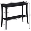 image:imageConvenience Concepts Designs2Go Baja Console Table BlackBlack