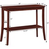 image:imageConvenience Concepts Designs2Go Baja Console Table BlackMahogany
