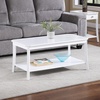 image:imageConvenience Concepts Designs2Go Ensenada Chairside End Table 2375  Transitional Narrow Side Accent with Storage Drawer amp Shelf for Modern Living or Family Room Bedroom Nightstand BlackWhite