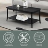 image:imageConvenience Concepts Designs2Go Ensenada Chairside End Table 2375  Transitional Narrow Side Accent with Storage Drawer amp Shelf for Modern Living or Family Room Bedroom Nightstand BlackBlack