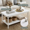 image:imageConvenience Concepts Designs2Go Ensenada Chairside End Table 2375  Transitional Narrow Side Accent with Storage Drawer amp Shelf for Modern Living or Family Room Bedroom Nightstand BlackWhite
