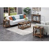 image:imageConvenience Concepts Durango Console Table with Shelf BarnwoodBlackBarnwoodBlack