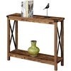 image:imageConvenience Concepts Durango Console Table with Shelf BarnwoodBlackBarnwoodBlack