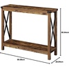 image:imageConvenience Concepts Durango Console Table with Shelf BarnwoodBlackBarnwoodBlack