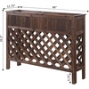 image:imageConvenience Concepts Planters amp Potts Large Raised Patio Planter Weathered CedarWeathered Cedar