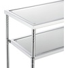 image:imageConvenience Concepts Tudor Console Table Clear GlassChrome