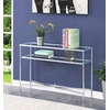 image:imageConvenience Concepts Tudor Console Table Clear GlassChrome
