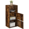 image:imageConvenience Concepts Xtra Storage 2 Door Cabinet with Shelf CherryBarnwood