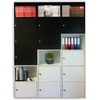 image:imageConvenience Concepts Xtra Storage 2 Door Cabinet with Shelf CherryBlack