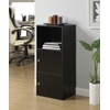 image:imageConvenience Concepts Xtra Storage 2 Door Cabinet with Shelf CherryBlack