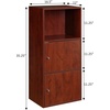 image:imageConvenience Concepts Xtra Storage 2 Door Cabinet with Shelf CherryCherry