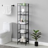 image:imageConvenience Concepts Xtra Storage Mesh Shelves  3 Tier Wide Folding Metal Organizer Shelf for Office Closet Laundry Room Garage Kitchen Bathroom amp Bedroom No Tools Assembly WhiteBlack