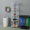 image:imageConvenience Concepts Xtra Storage Mesh Shelves  3 Tier Wide Folding Metal Organizer Shelf for Office Closet Laundry Room Garage Kitchen Bathroom amp Bedroom No Tools Assembly WhiteWhite