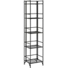 image:imageConvenience Concepts Xtra Storage Mesh Shelves  3 Tier Wide Folding Metal Organizer Shelf for Office Closet Laundry Room Garage Kitchen Bathroom amp Bedroom No Tools Assembly WhiteBlack