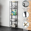 image:imageConvenience Concepts Xtra Storage Mesh Shelves  3 Tier Wide Folding Metal Organizer Shelf for Office Closet Laundry Room Garage Kitchen Bathroom amp Bedroom No Tools Assembly WhiteBlack