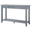 image:imageConvenience Concepts American Heritage Console Table with Drawer CherryGrey