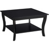 image:imageConvenience Concepts American Heritage Square Coffee Table BlackBlack
